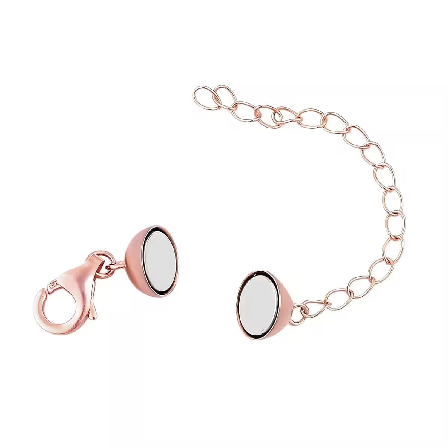 14K Rose Gold Plated 925 Sterling Silver Magnetic Ball Clasp Making Kit Birthday Christmas Gifts - Image 6