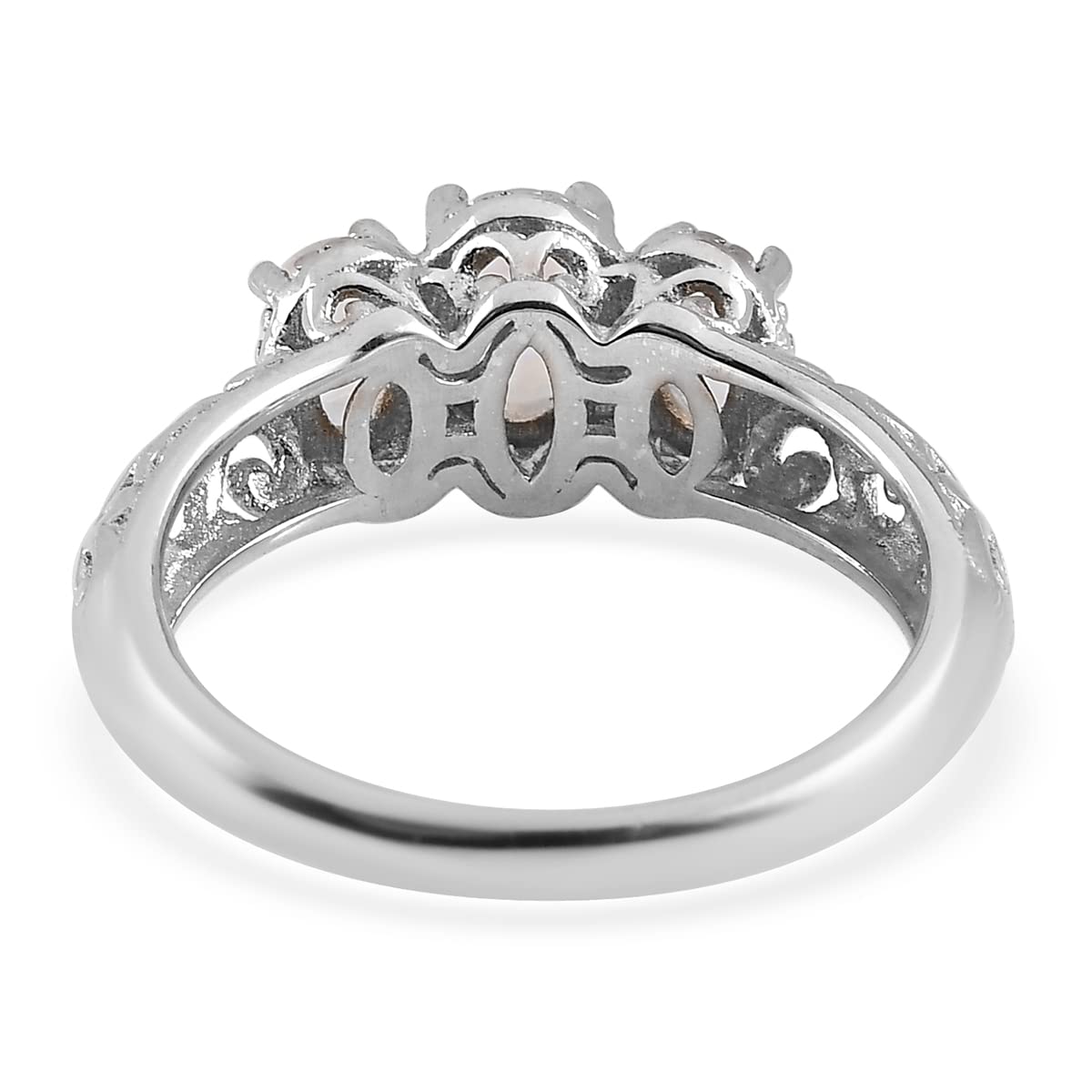 3 Birthstone Rings for Women in 925 Sterling Silver with Platinum Plating - Mothers Daughters Promise Engagement Rings - Gemstones Jewelry for Her Birthday Anniversary Wedding Gifts for Women - Image 7