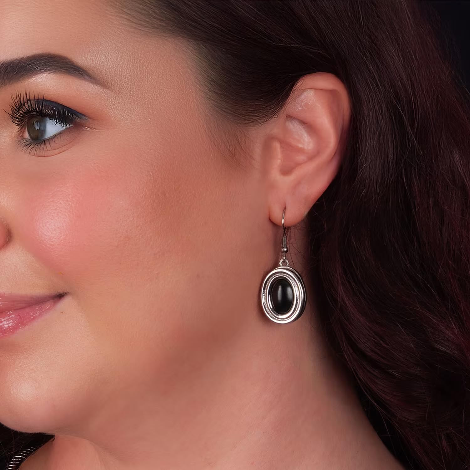 7pcs Interchangeable Multi Gemstone 56.00 ctw Earrings in Stainless Steel Gifts - Image 4