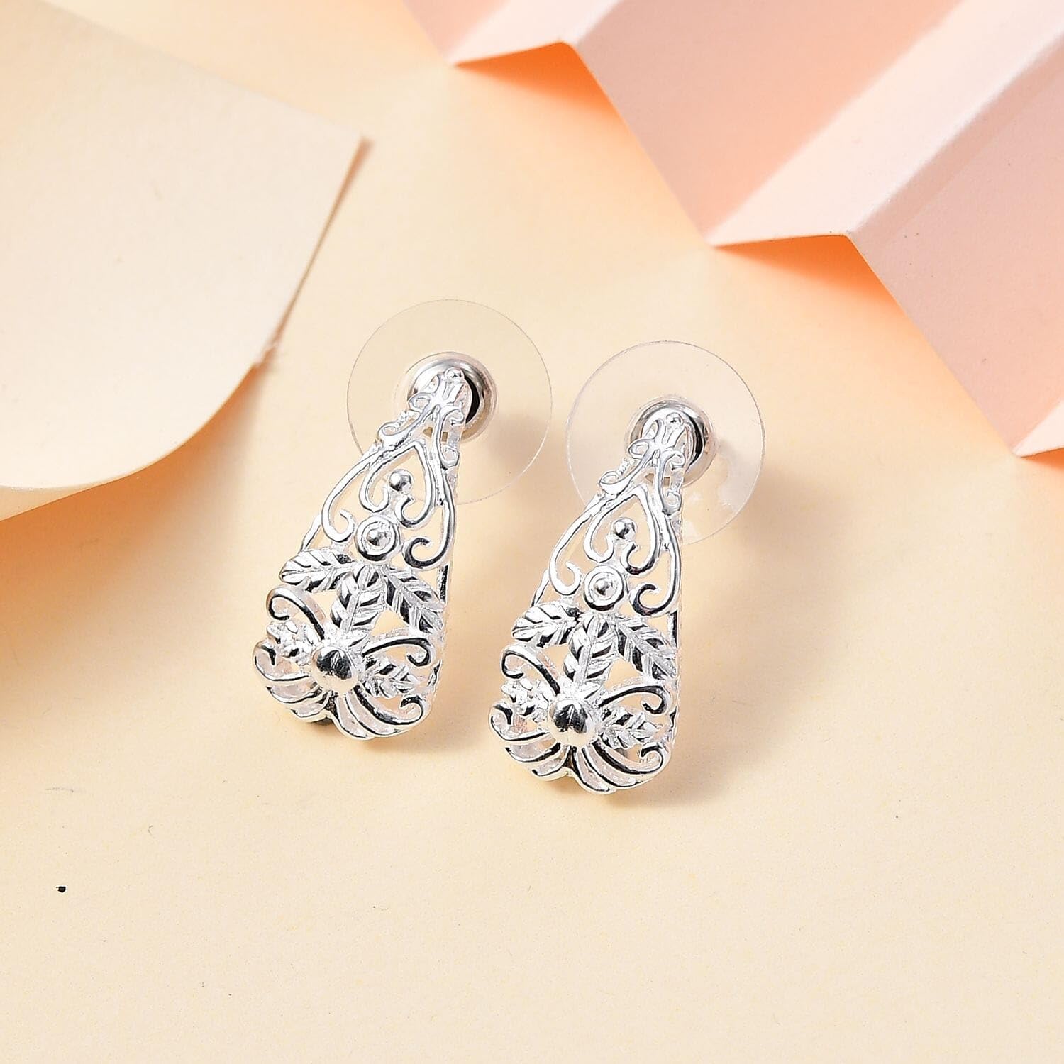 925 Sterling Silver Earrings for Women Jewelry Birthday Christmas Gifts 3.50 Grams - Image 2