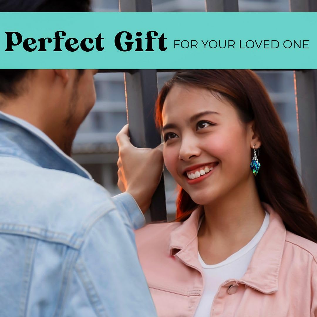 BALI LEGACY 925 Sterling Silver Abalone Shell Dangle Drop Earrings Stylish Fashion Beach Jewelry Unique Women Costume Jewelry for Women Birthday Christmas Gifts - Image 6