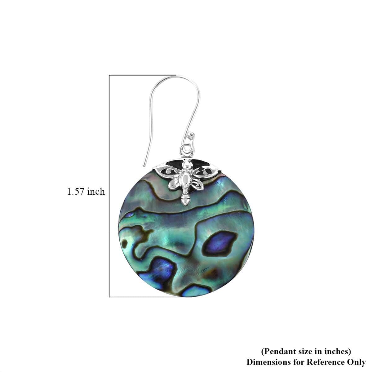 Beach Earrings for Women in 925 Sterling Silver - Unique Abalone Costume Vintage Jewelry Birthday Gifts Birthday Christmas Gifts - Image 5