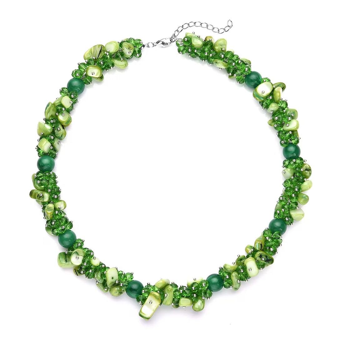 Beaded Necklaces for Women - Boho Necklaces for Women Chunky Western Shell- Colorful Beads Beachy Summer Costume Jewelry - 20-23 Inch - Anniversary Birthday Christmas Gifts for Women