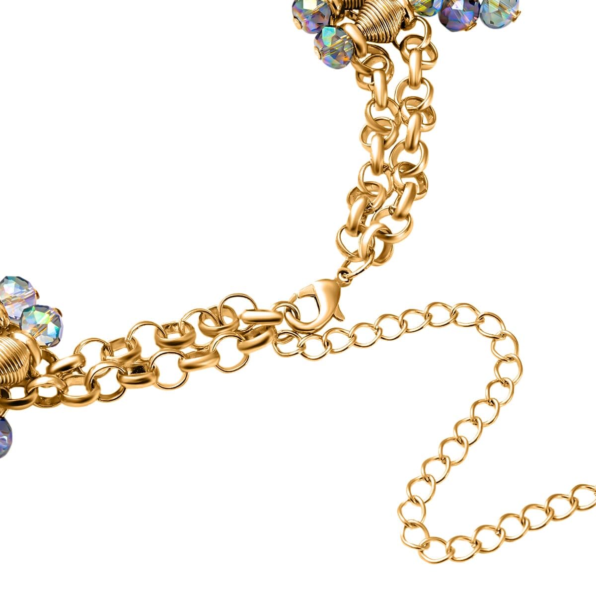 Bib Choker Statement Necklace for Women (Blue/ Purple/ Champagne/ Peacock) - Choker Necklace Costume Cute Women Necklaces Her Statement Jewelry Anniversary - Birthday Christmas Gifts for Women - Image 4