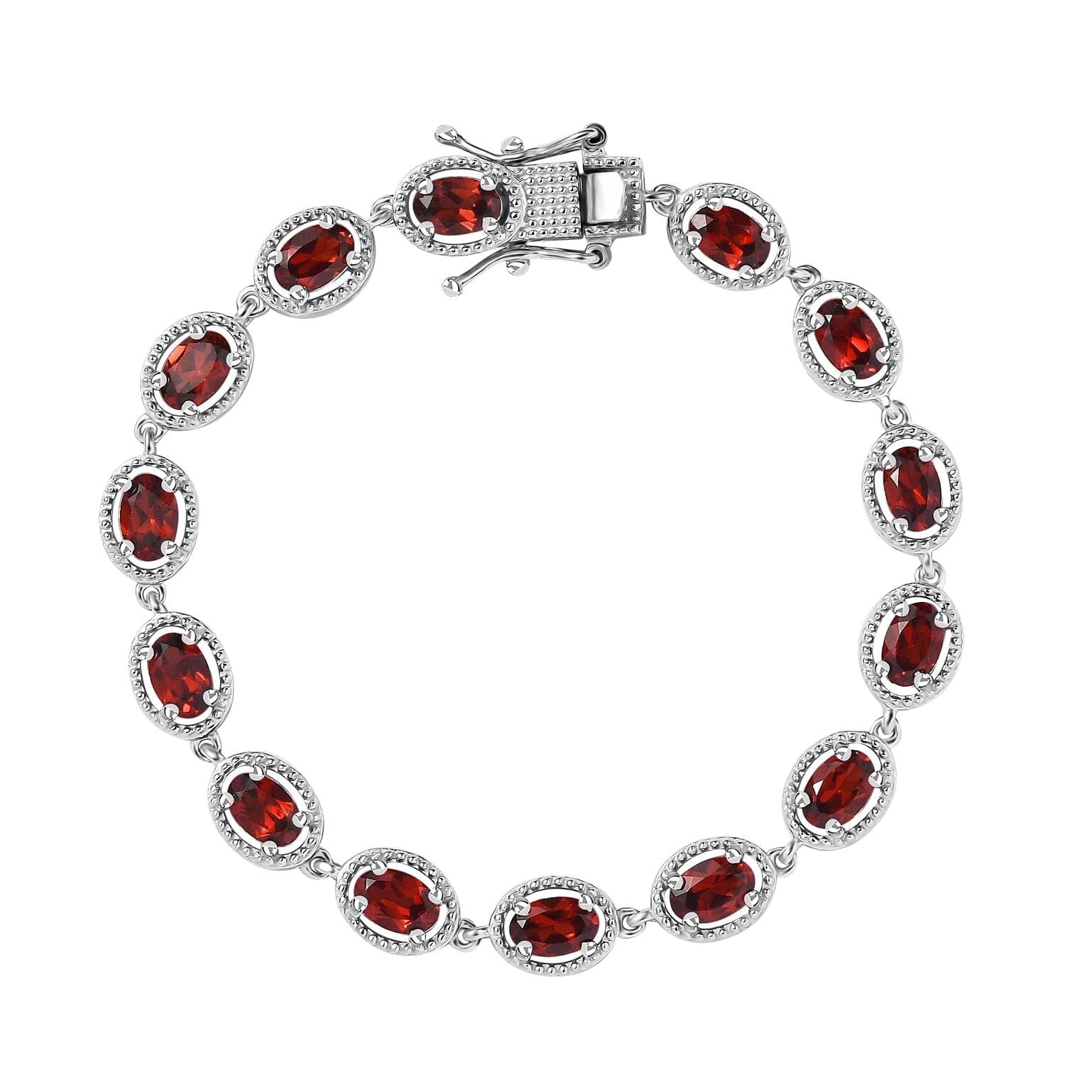 Birthstone Tennis Bracelets for Women - Friendship Bracelets in 925 Sterling Silver Platinum Plated - Cute Fashion Gemstone Jewelry Birthday Christmas Gifts for Her 6.5 - 7.25 Inch