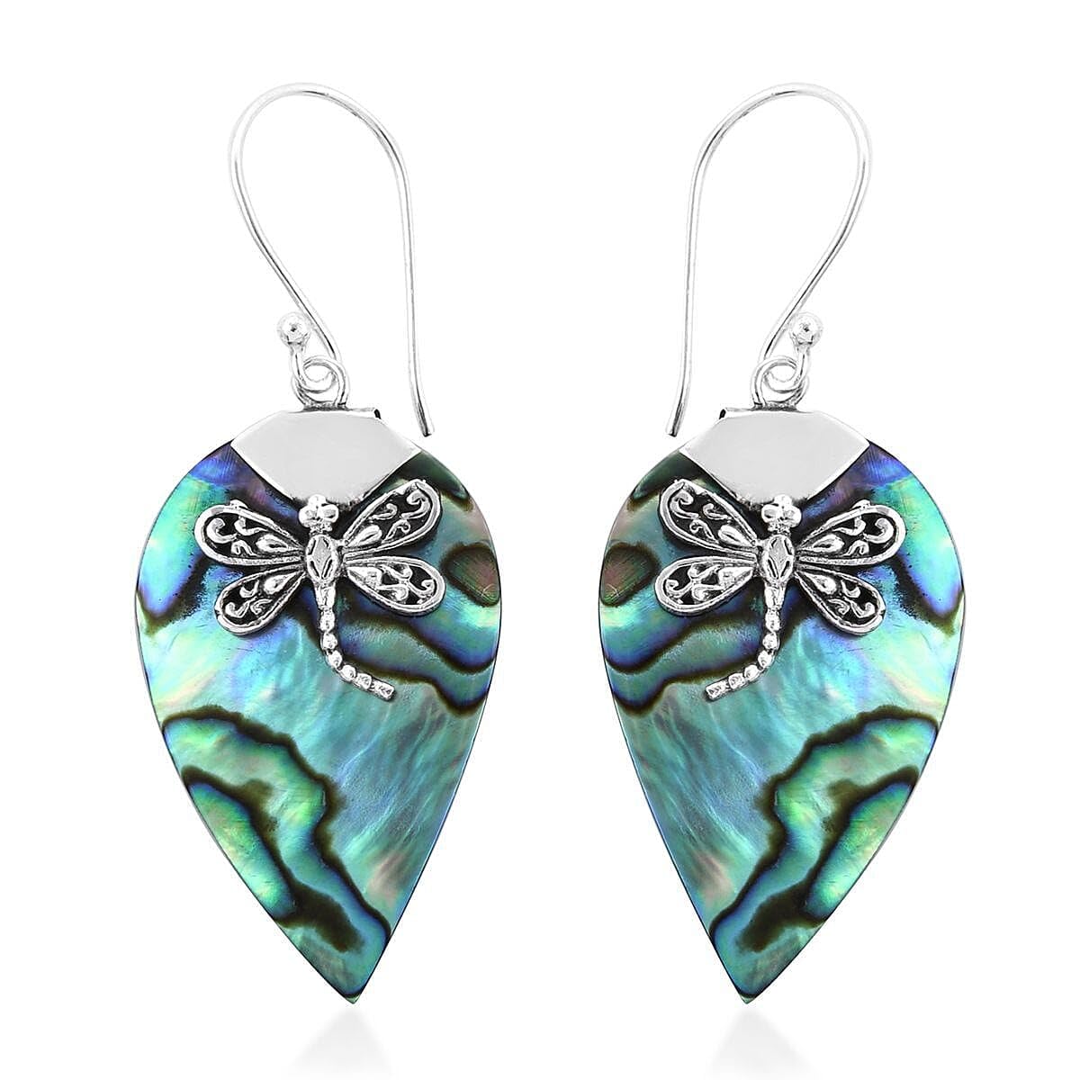 Blue Earrings for Women - Funky Silver Unique Vintage Beach Jewelry Anniversary Birthday Christmas Gifts