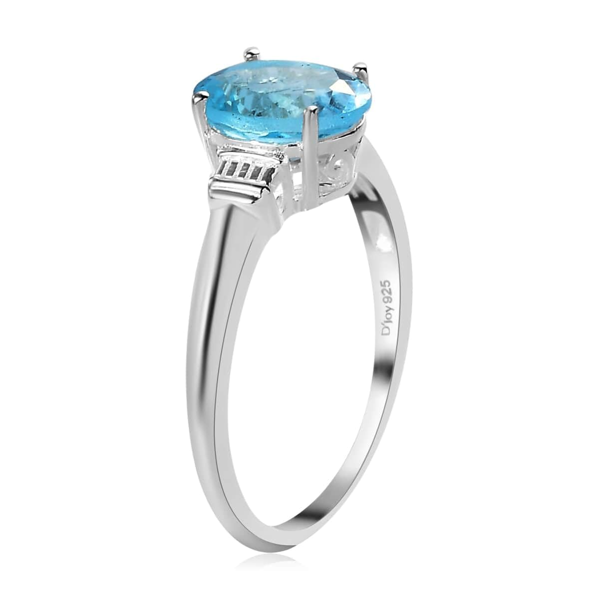Blue Topaz Ring in 925 Sterling Silver Birthstone Rings for Women - Promise Cute Sparkling Fashion Statement Jewelry Shine Her- Anniversary Engagement Wedding Birthday Christmas Gifts for Women - Image 6