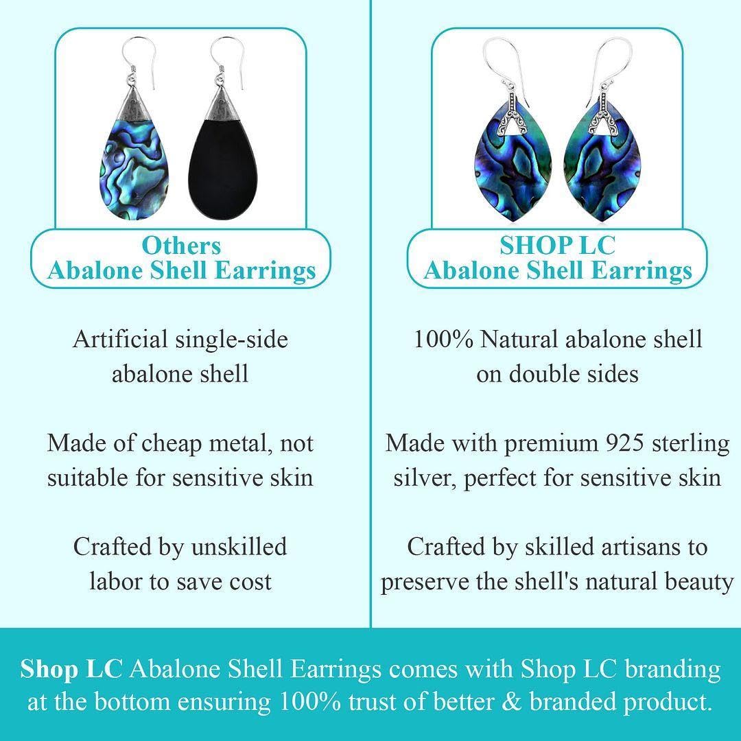 Earrings for Women Vintage - Drop Dangle Boho Beach Earrings in 925 Sterling Silver Vintage Jewelry Birthday Christmas Gifts - Image 4