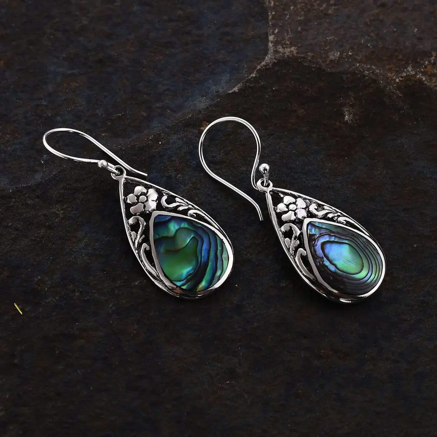 Funky Earrings for Women - Sterling Silver Unique Vintage Beach Earrings - Jewelry Anniversary Birthday Christmas Gifts - Image 2