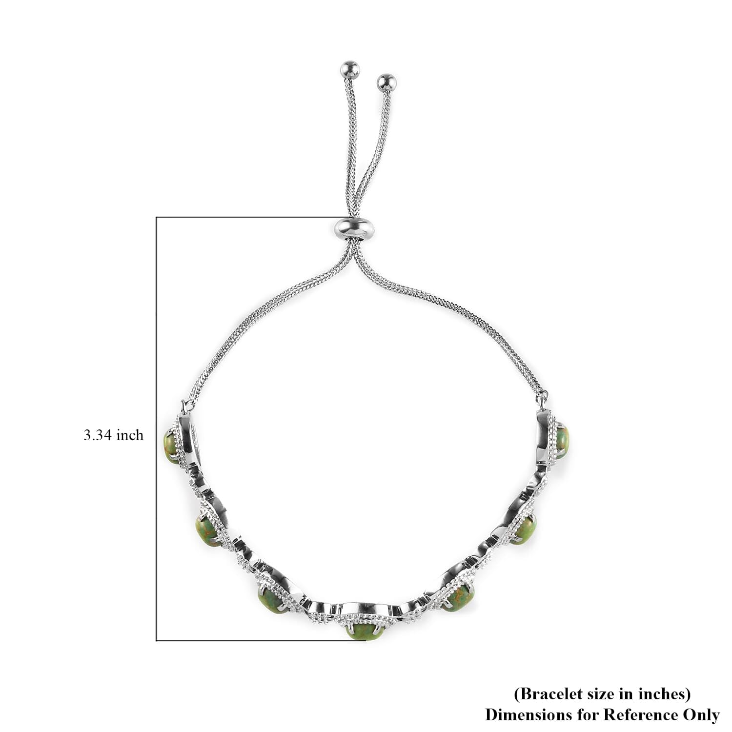 Gemstone Bolo Bracelet for Women Jewelry - Stainless Steel Statement Beachy Boho Summer Bracelets Her Cute - Western Jewelry for Women - Engagement Wedding Anniversary Birthday Christmas Gifts - Image 5