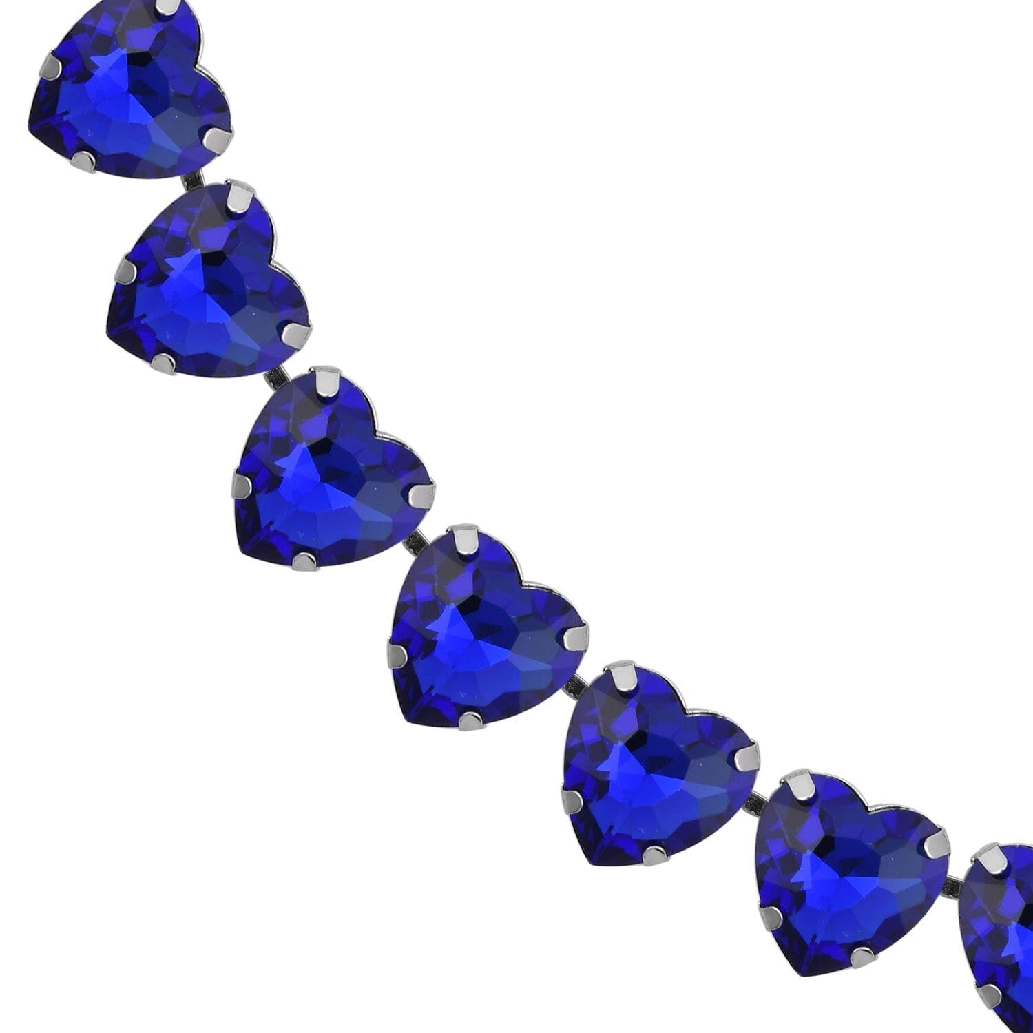 Glass Heart Necklace for Women Jewelry Size 20-22" - Cute Shiny Necklaces Her Durable Craft - Cute Shiny Durable Craftmanship Engagement Wedding Anniversary Birthday Christmas Gifts for Women - Image 4