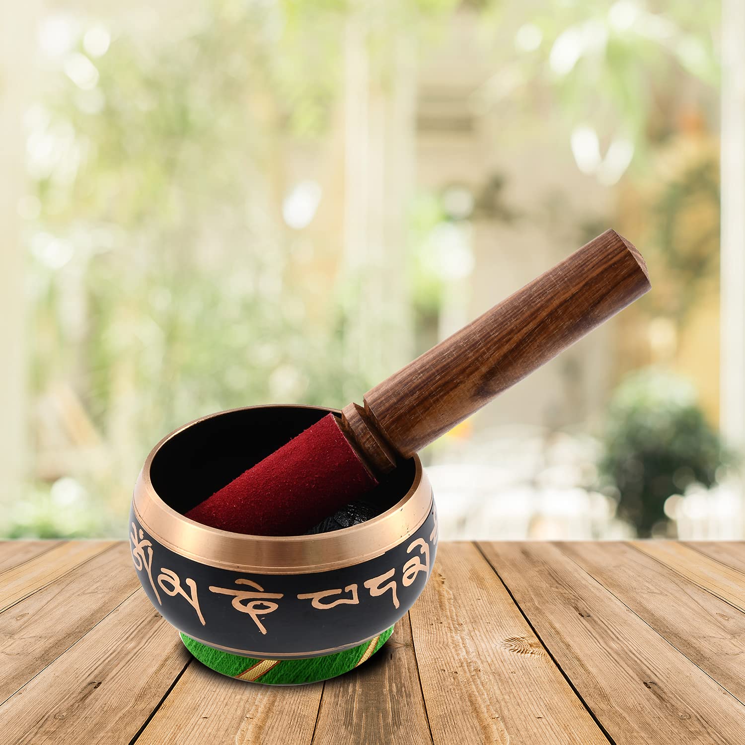 Handmade Tibetan Singing Bowl Buddhist Mantra Sound Bowl Set Meditation Yoga Stress Relief Birthday Christmas Gifts - Image 8