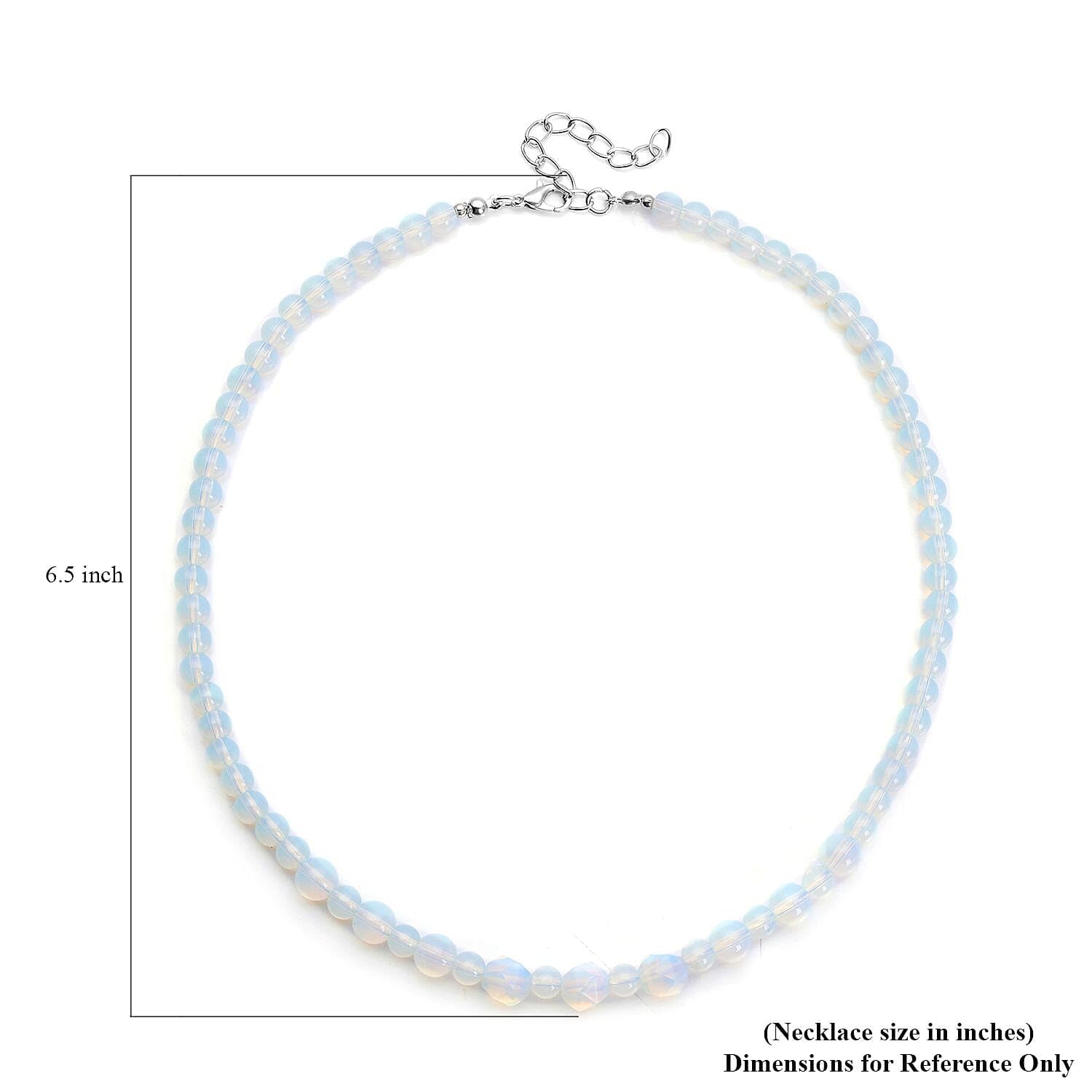 Mix Gemstones Beaded Necklace for Women Jewelry Size 18-20" Birthday Christmas Gifts for Women - Image 6