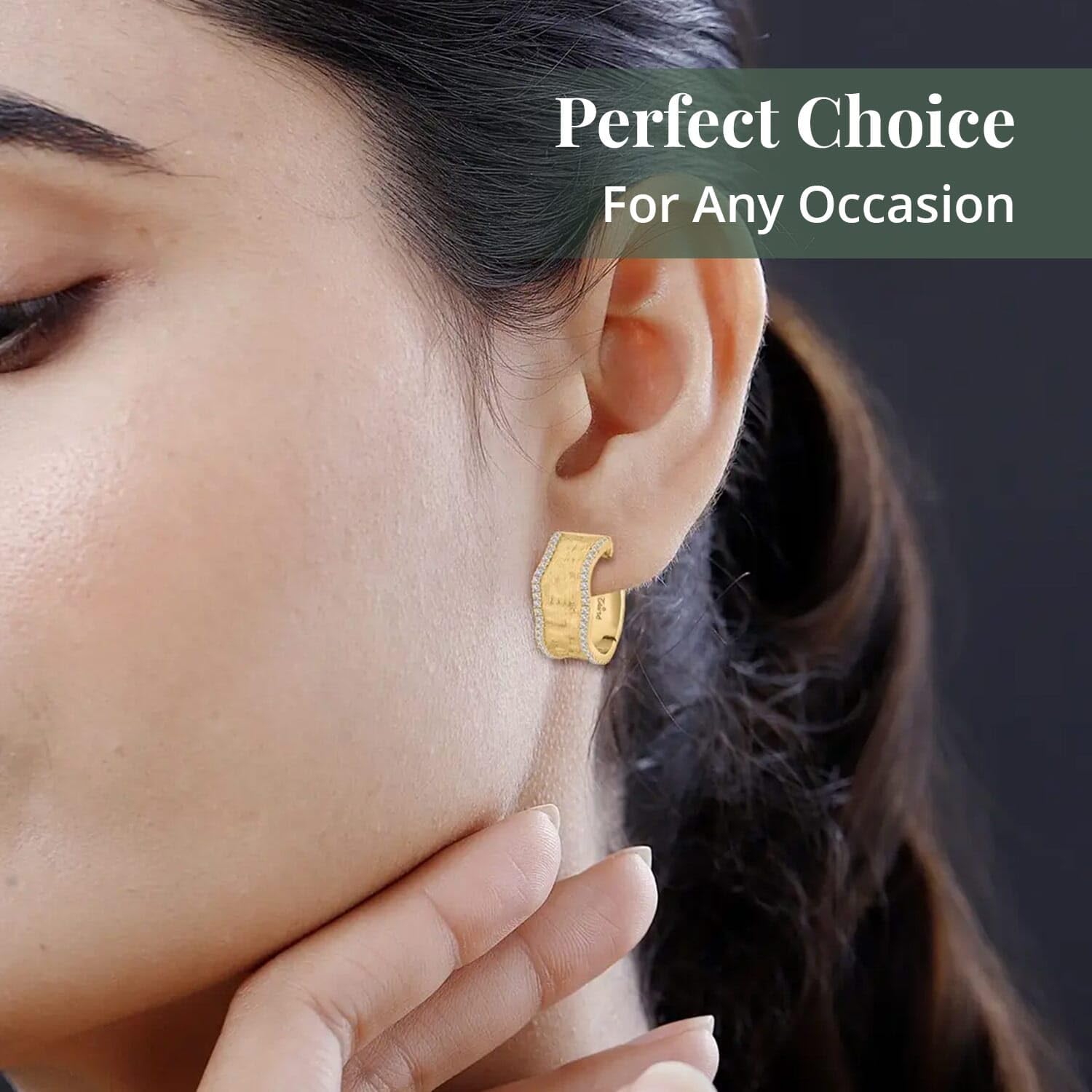 Moissanite 925 Sterling Silver Hoops Hoop Earrings for Women Jewelry Ct 0.66 Birthday Christmas Gifts - Image 6