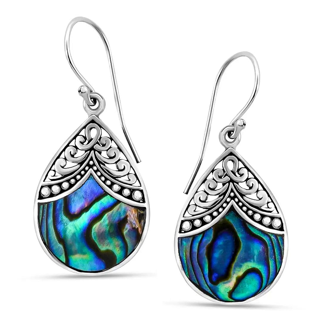 Purple Earrings for Women - 925 Sterling Silver Beach Boho Unique Earrings Costume Jewelry Birthday Christmas Gifts