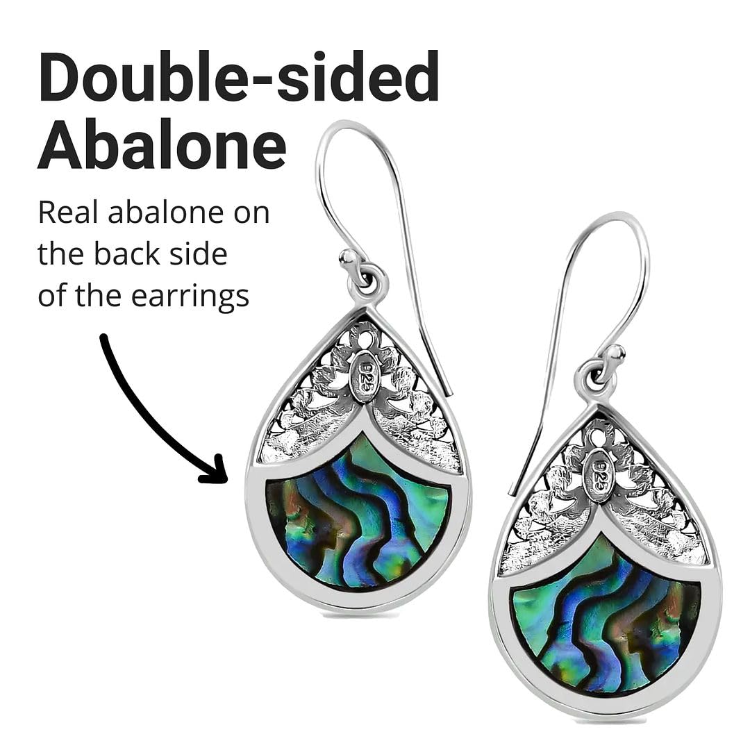 Purple Earrings for Women - 925 Sterling Silver Beach Boho Unique Earrings Costume Jewelry Birthday Christmas Gifts - Image 5