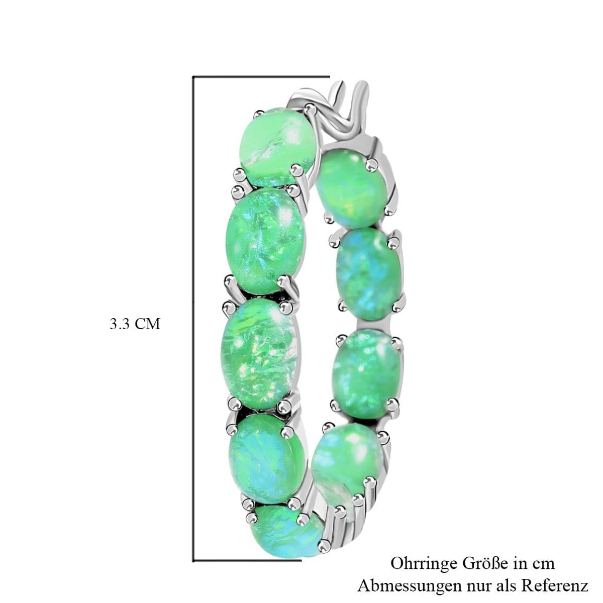 Resin Inside Out Hoop Earrings for Women Jewelry Crystal Stainless Steel Birthday Christmas Gifts for Women - Image 5