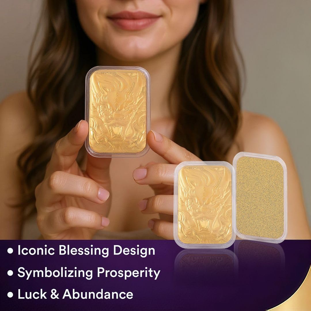 SHOP LC 24K Solid Gold Emboss Sheet – Pure 24K Gold Bar Style Sheet - (10 mg, 31x45.50 mm) Real Jewelry - Anniversary, Engagement, luxurious & Premium Gifting Collections - Image 3