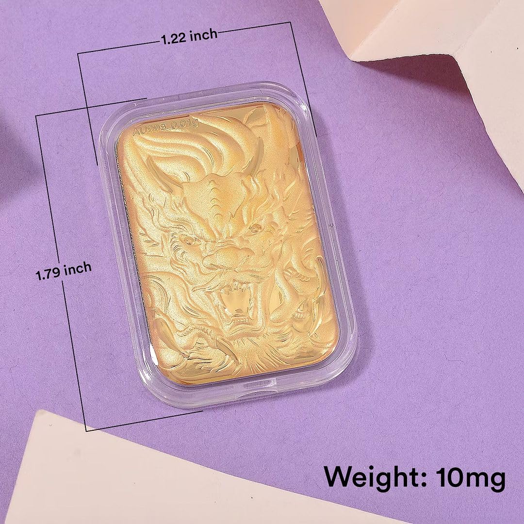 SHOP LC 24K Solid Gold Emboss Sheet – Pure 24K Gold Bar Style Sheet - (10 mg, 31x45.50 mm) Real Jewelry - Anniversary, Engagement, luxurious & Premium Gifting Collections - Image 5