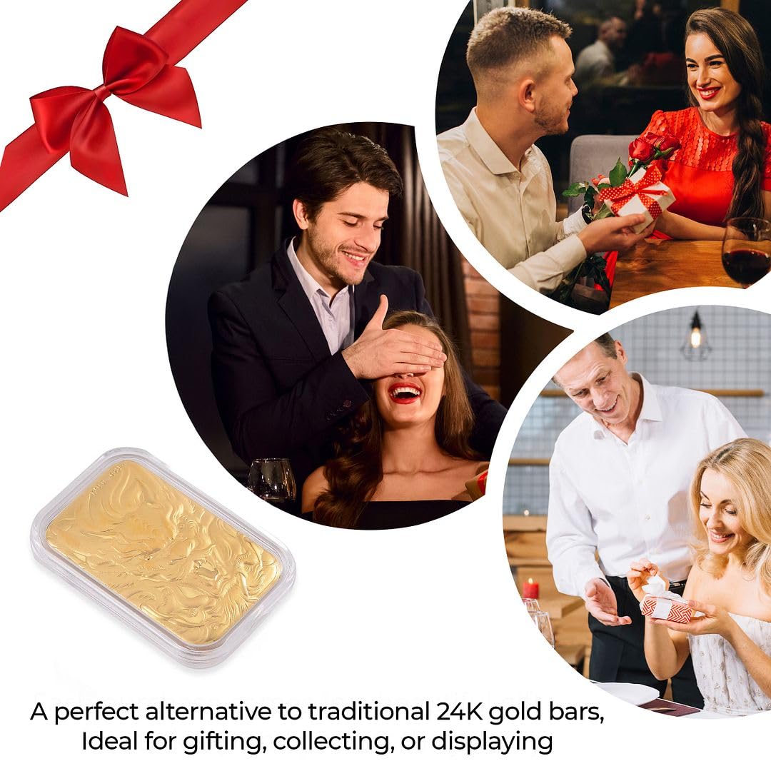 SHOP LC 24K Solid Gold Emboss Sheet – Pure 24K Gold Bar Style Sheet - (10 mg, 31x45.50 mm) Real Jewelry - Anniversary, Engagement, luxurious & Premium Gifting Collections - Image 6