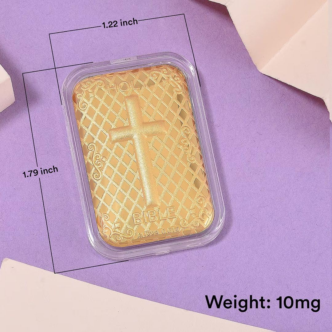 SHOP LC 24K Solid Gold Emboss Sheet – Pure 24K Gold Bar Style Sheet - (10 mg, 31x45.50 mm) Real Jewelry - Anniversary, Engagement, luxurious & Premium Gifting Collections - Image 5