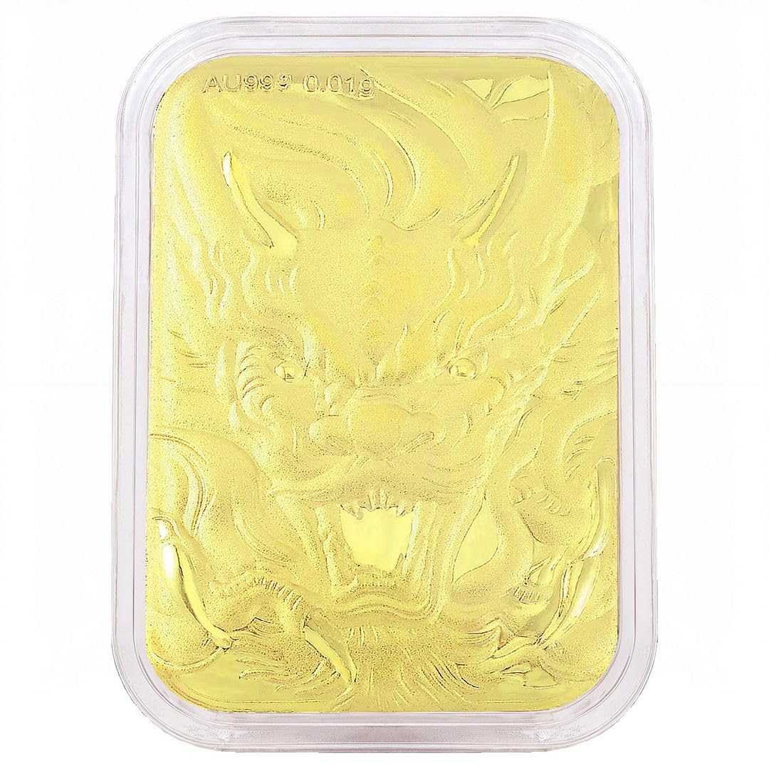 SHOP LC 24K Solid Gold Emboss Sheet – Pure 24K Gold Bar Style Sheet - (10 mg, 31x45.50 mm) Real Jewelry - Anniversary, Engagement, luxurious & Premium Gifting Collections
