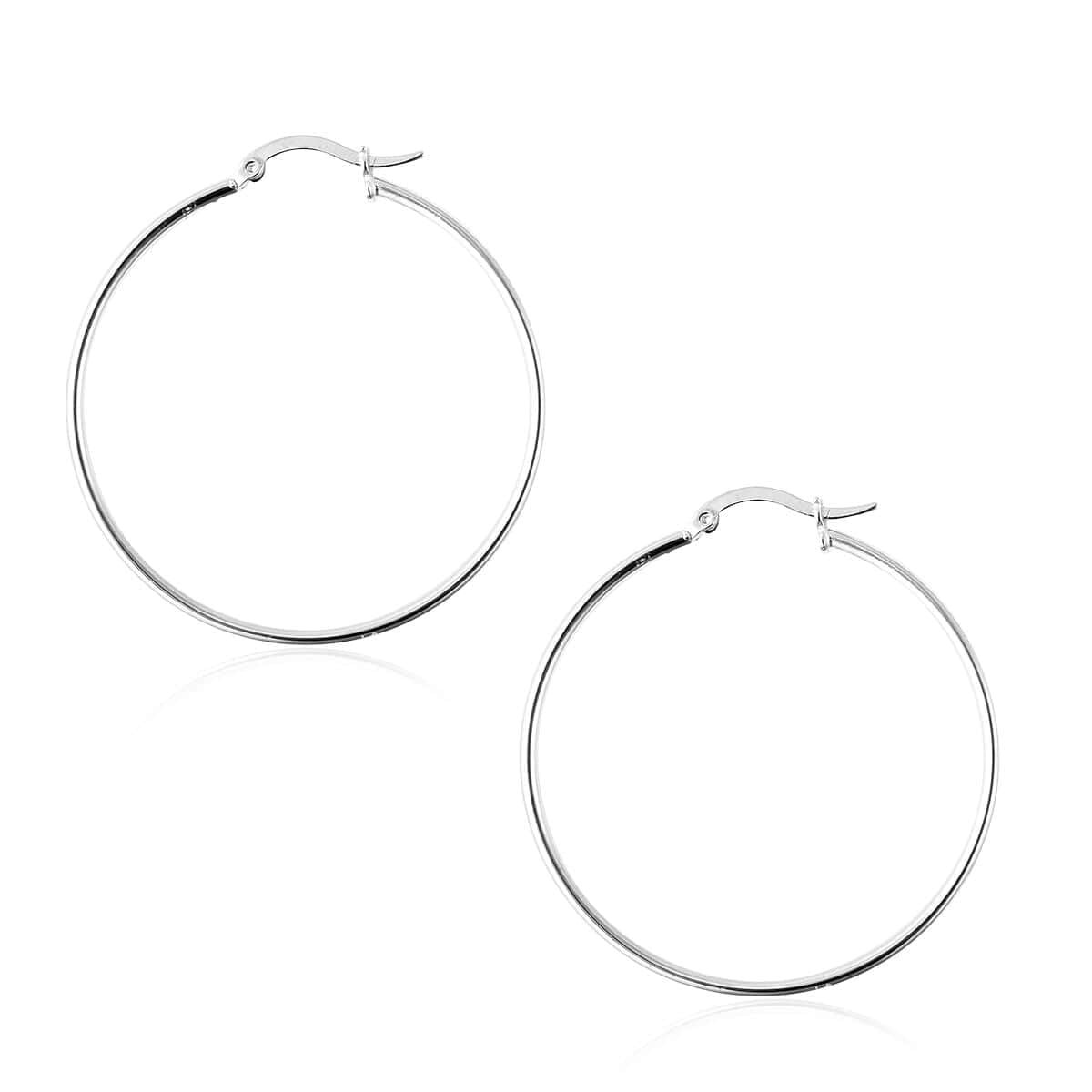 Shop LC 925 Sterling Silver Dainty Hoop Earrings For Women Fashion Jewelry Gifts 4.4 G - Image 5