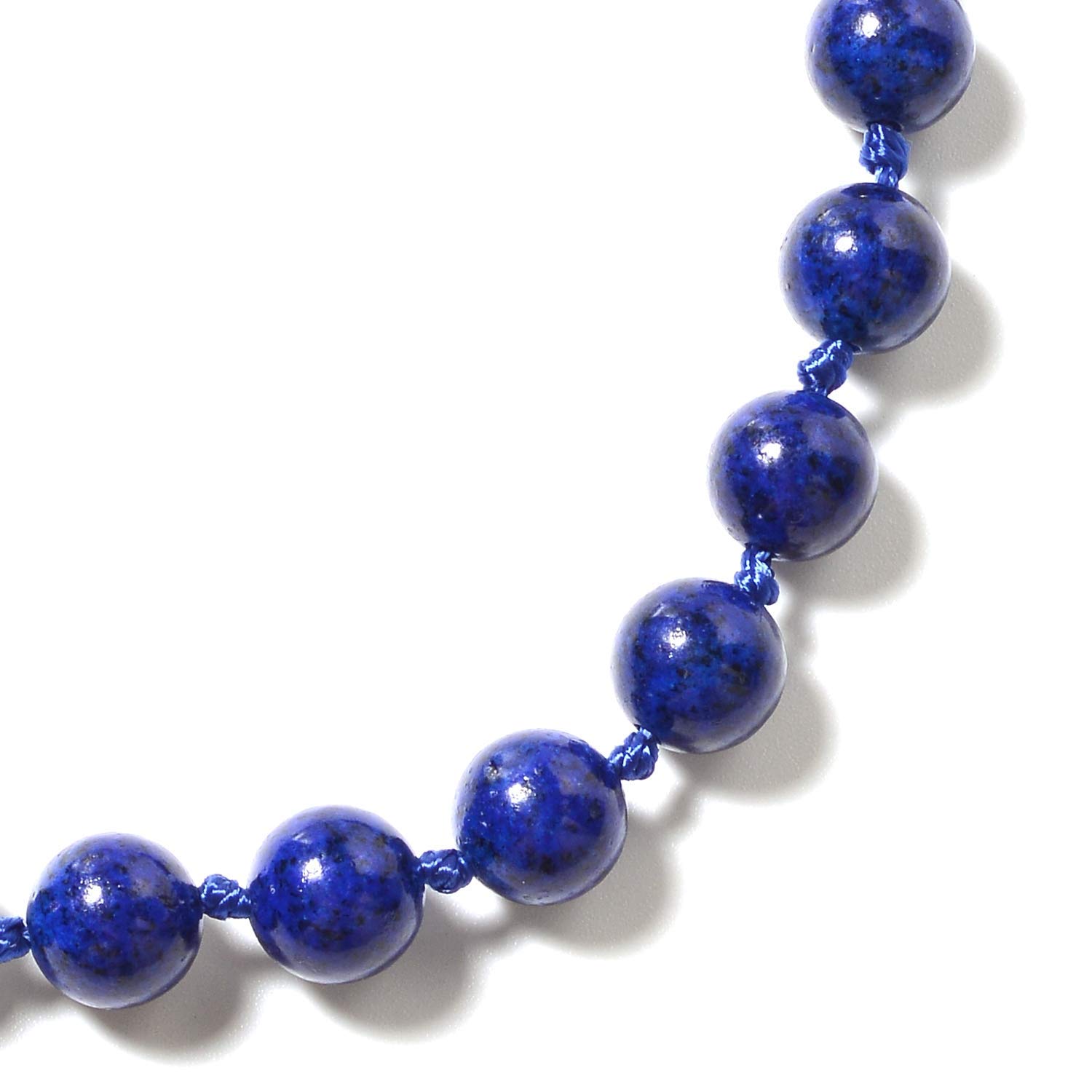 Shop LC 925 Sterling Silver Natural Tigers Eye Beaded Bracelet Earrings and Mala Choker Necklace & Beads Strand Endless Choker Necklace Jewelry Gifts Sets Gifts for Women - Image 5