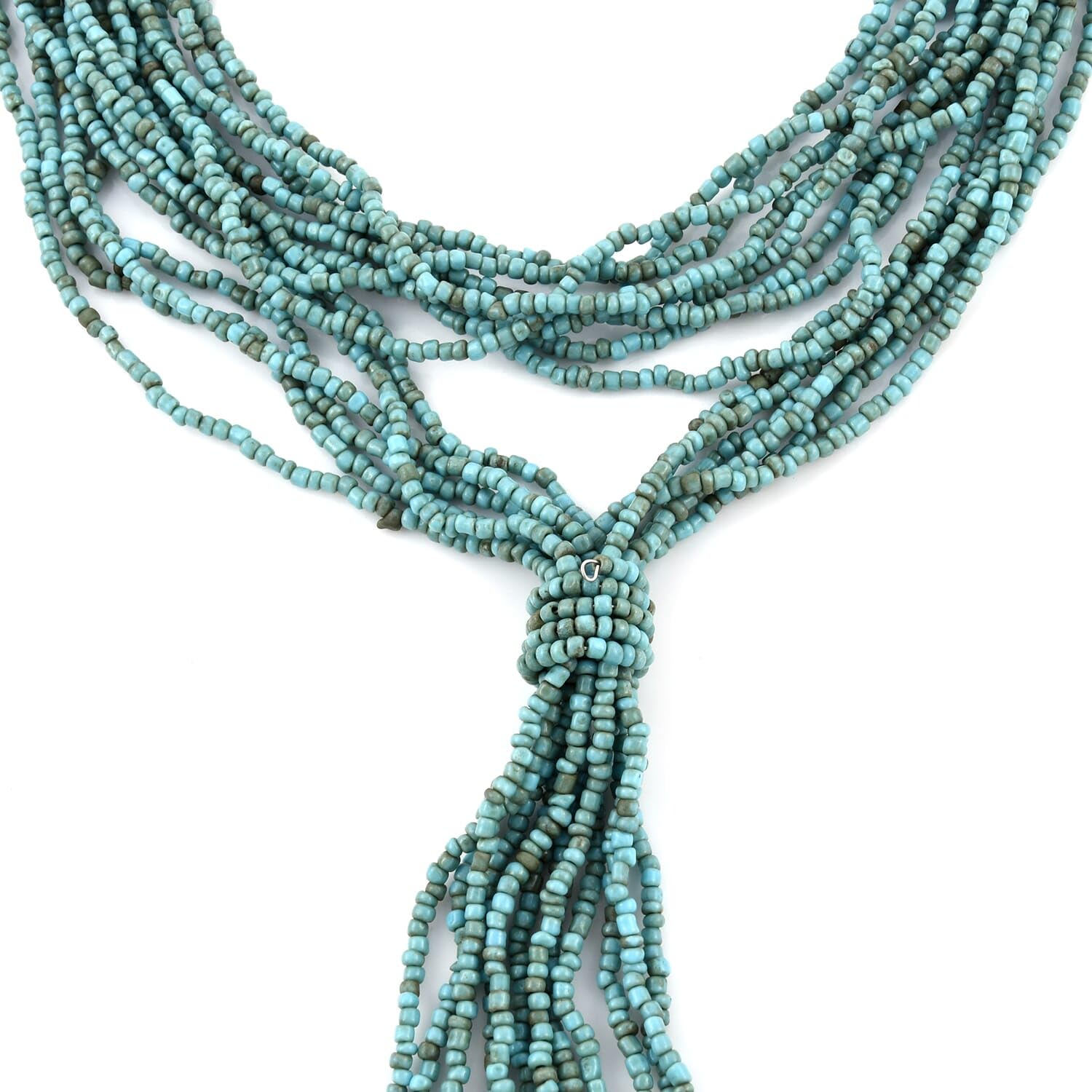 Shop LC Ceramic Multi Strand Beads Double Wrist Beaded Necklace for Women Jewelry Size 22" Mothers Day Gifts - Image 3