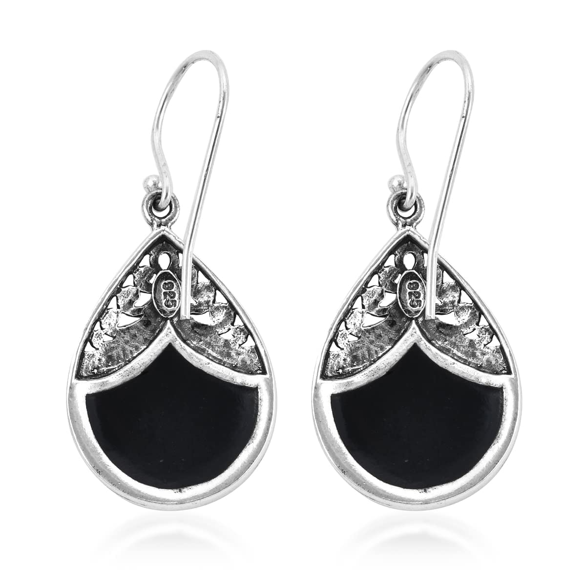 SHOP LC DELIVERING JOY 925 Sterling Silver - Abalone Shell Dangle Drop Earrings Stylish Fashion Beach Jewelry Gifts for Women - Image 9