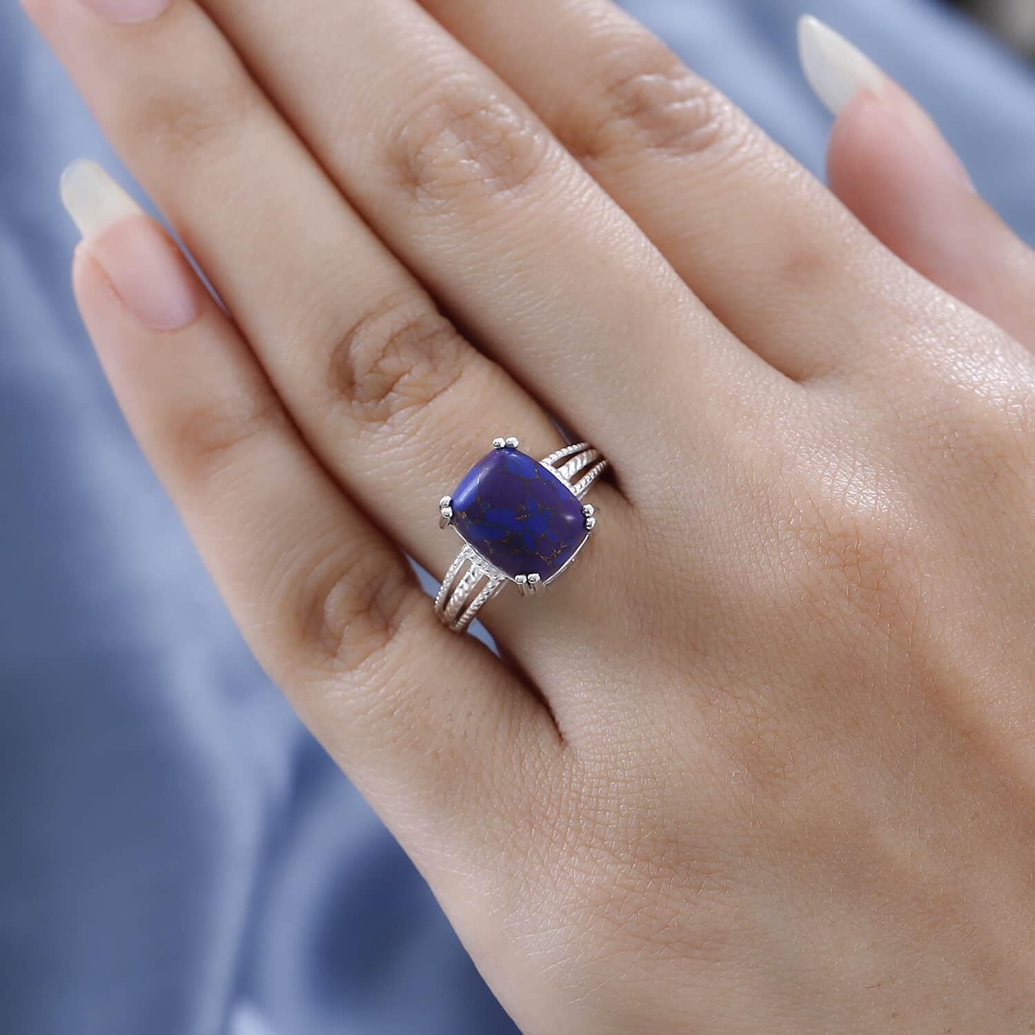 SHOP LC DELIVERING JOY 925 Sterling Silver Gemstones Ring for Women Jewelry Birthday Christmas Gifts for Women - Image 3