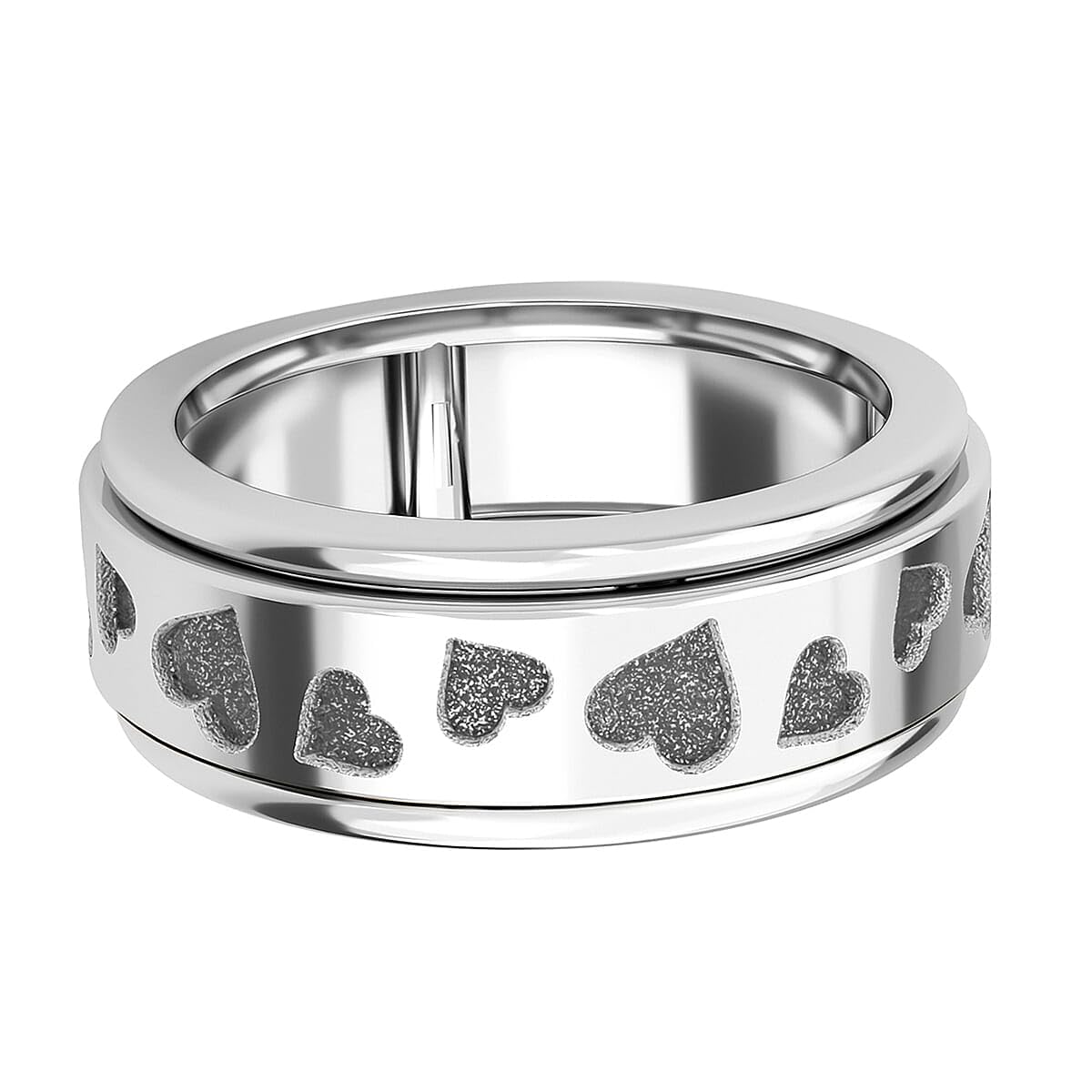 SHOP LC DELIVERING JOY 925 Sterling Silver Mom Spinner Ring - Statement Boho Beach Handmade Unique Jewelry for Mens Women - Anxiety Stress Reliving Rings Engagement, Anniversary - Gifts for Womens - Image 7