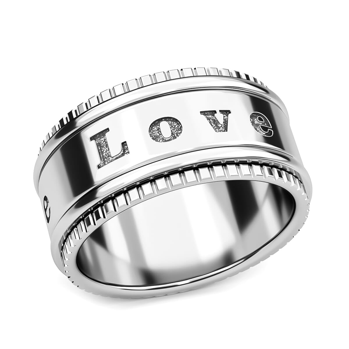 SHOP LC DELIVERING JOY 925 Sterling Silver Mom Spinner Ring - Statement Boho Beach Handmade Unique Jewelry for Mens Women - Anxiety Stress Reliving Rings Engagement, Anniversary - Gifts for Womens