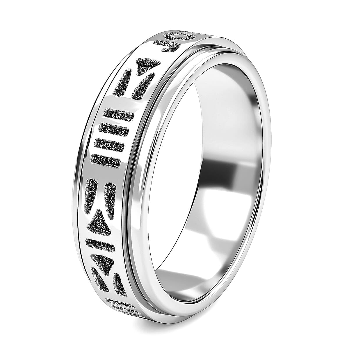SHOP LC DELIVERING JOY 925 Sterling Silver Mom Spinner Ring - Statement Boho Beach Handmade Unique Jewelry for Mens Women - Anxiety Stress Reliving Rings Engagement, Anniversary - Gifts for Womens - Image 7