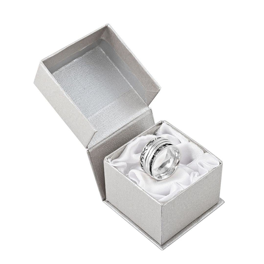 SHOP LC DELIVERING JOY 925 Sterling Silver Mom Spinner Ring Jewelry for Women Birthday Christmas Gifts for Women - Image 6