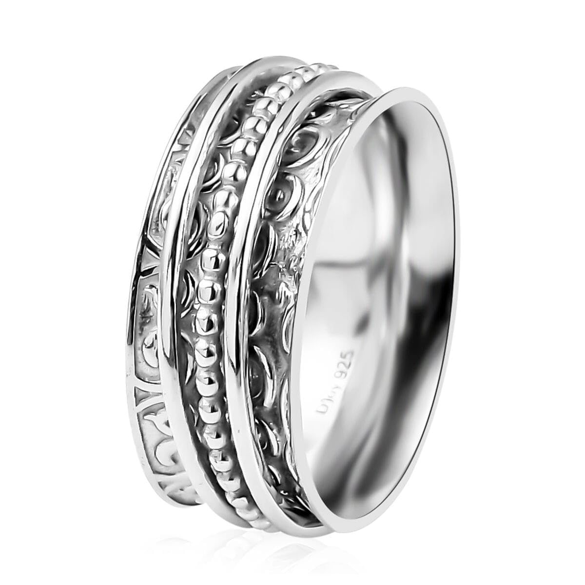 SHOP LC DELIVERING JOY 925 Sterling Silver Ring for Women Jewelry Birthday Christmas Gifts Size 9.0 - Image 6
