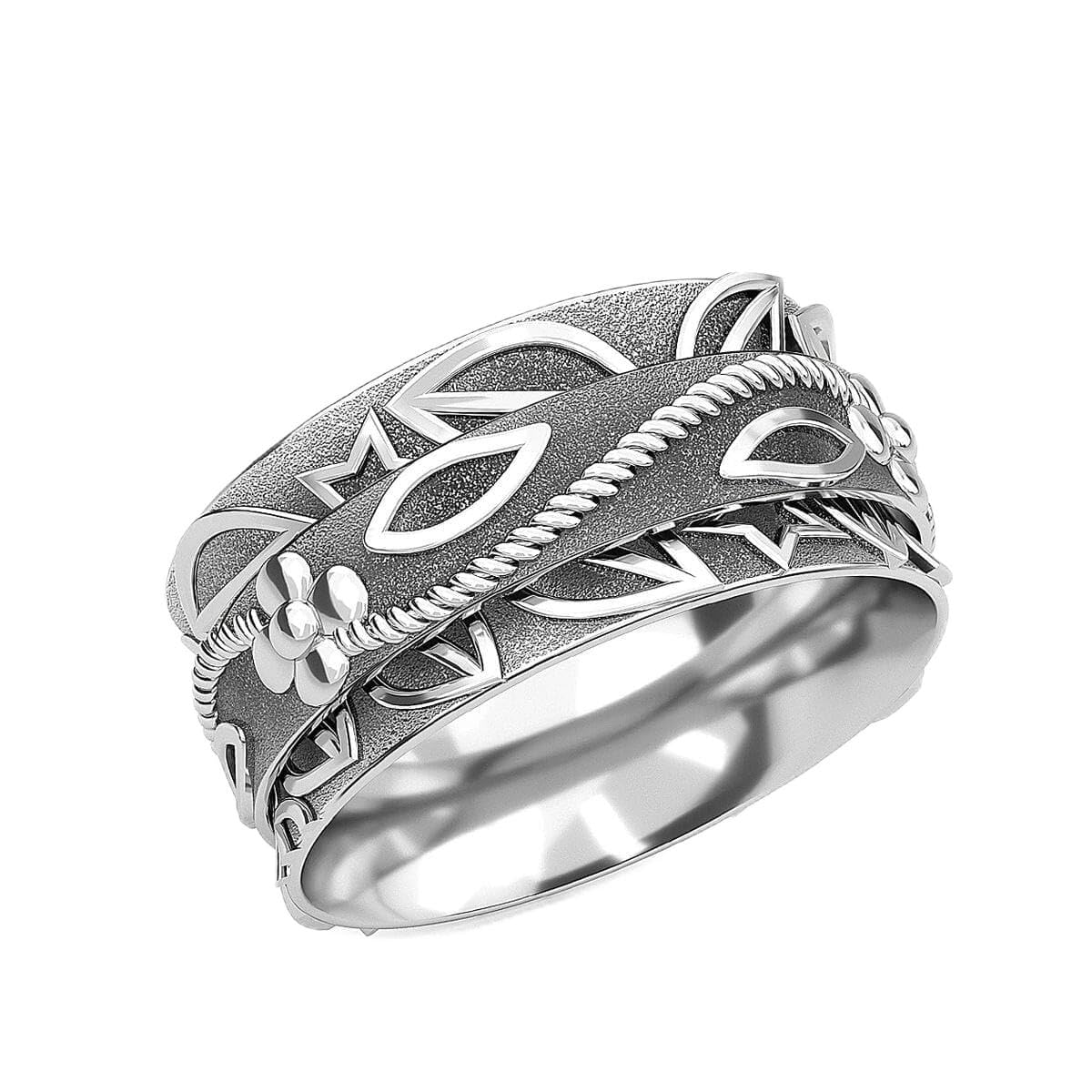 SHOP LC DELIVERING JOY 925 Sterling Silver Spinner Ring for Women Jewelry Size 10 Birthday Christmas Gifts