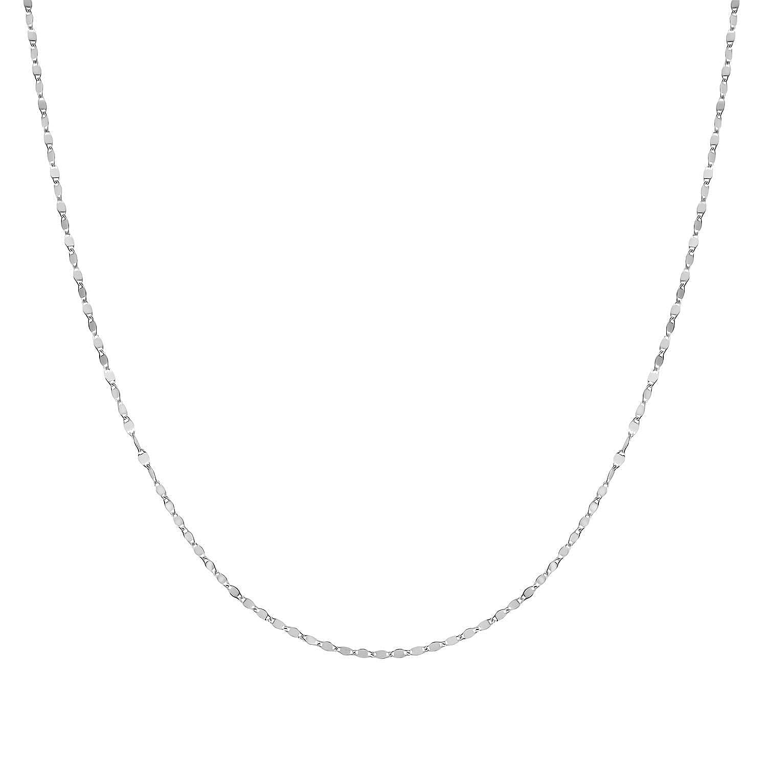 SHOP LC DELIVERING JOY 950 Platinum Link Chain Necklace for Women Jewelry Size 22" 2.90 Grams Birthday Christmas Gifts