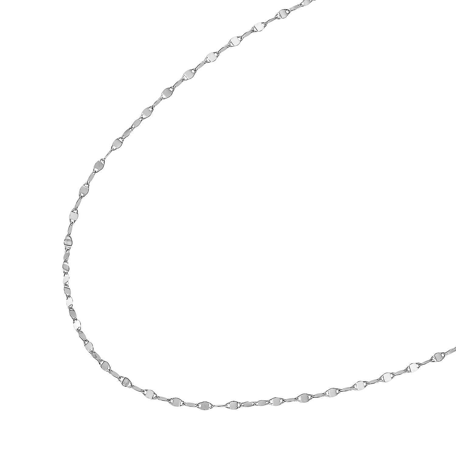 SHOP LC DELIVERING JOY 950 Platinum Link Chain Necklace for Women Jewelry Size 22" 2.90 Grams Birthday Christmas Gifts - Image 2
