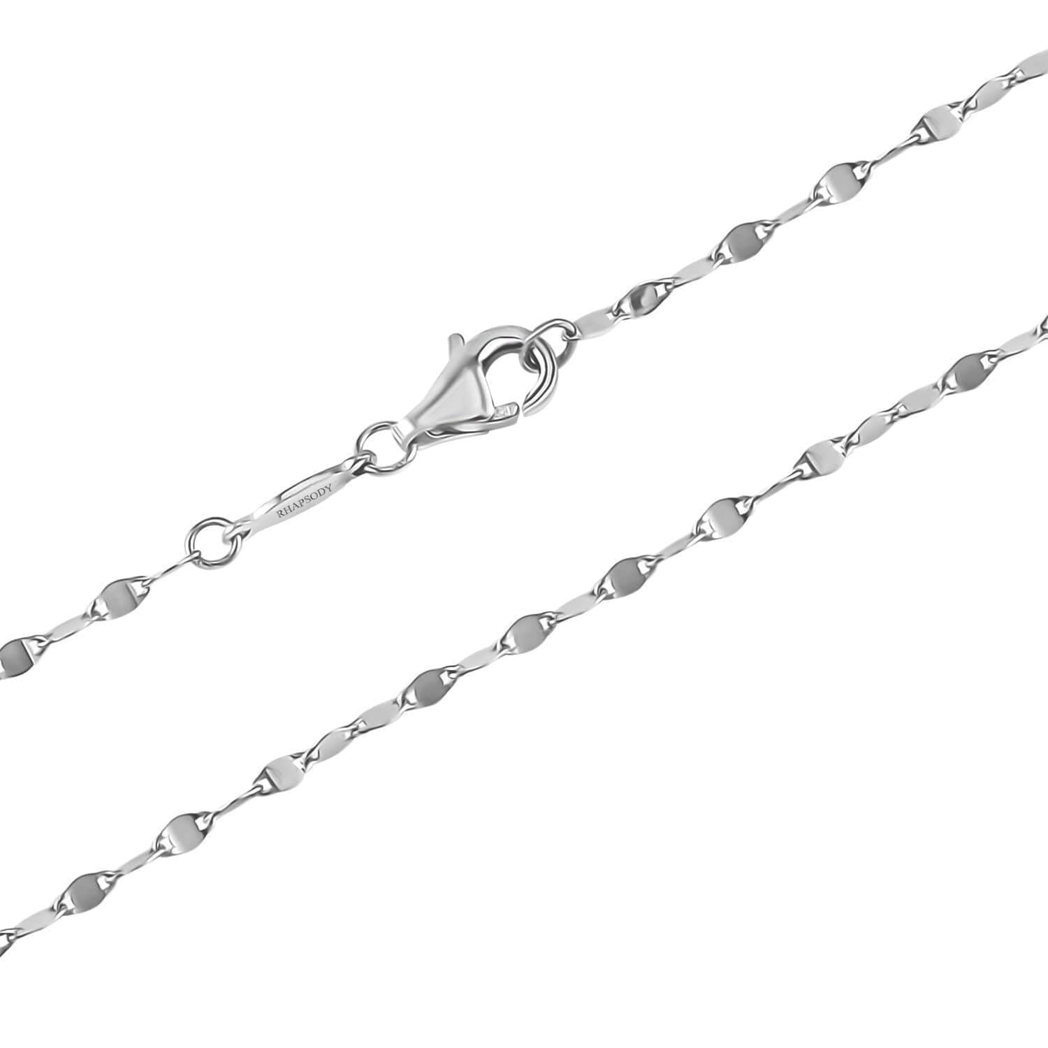 SHOP LC DELIVERING JOY 950 Platinum Link Chain Necklace for Women Jewelry Size 22" 2.90 Grams Birthday Christmas Gifts - Image 3