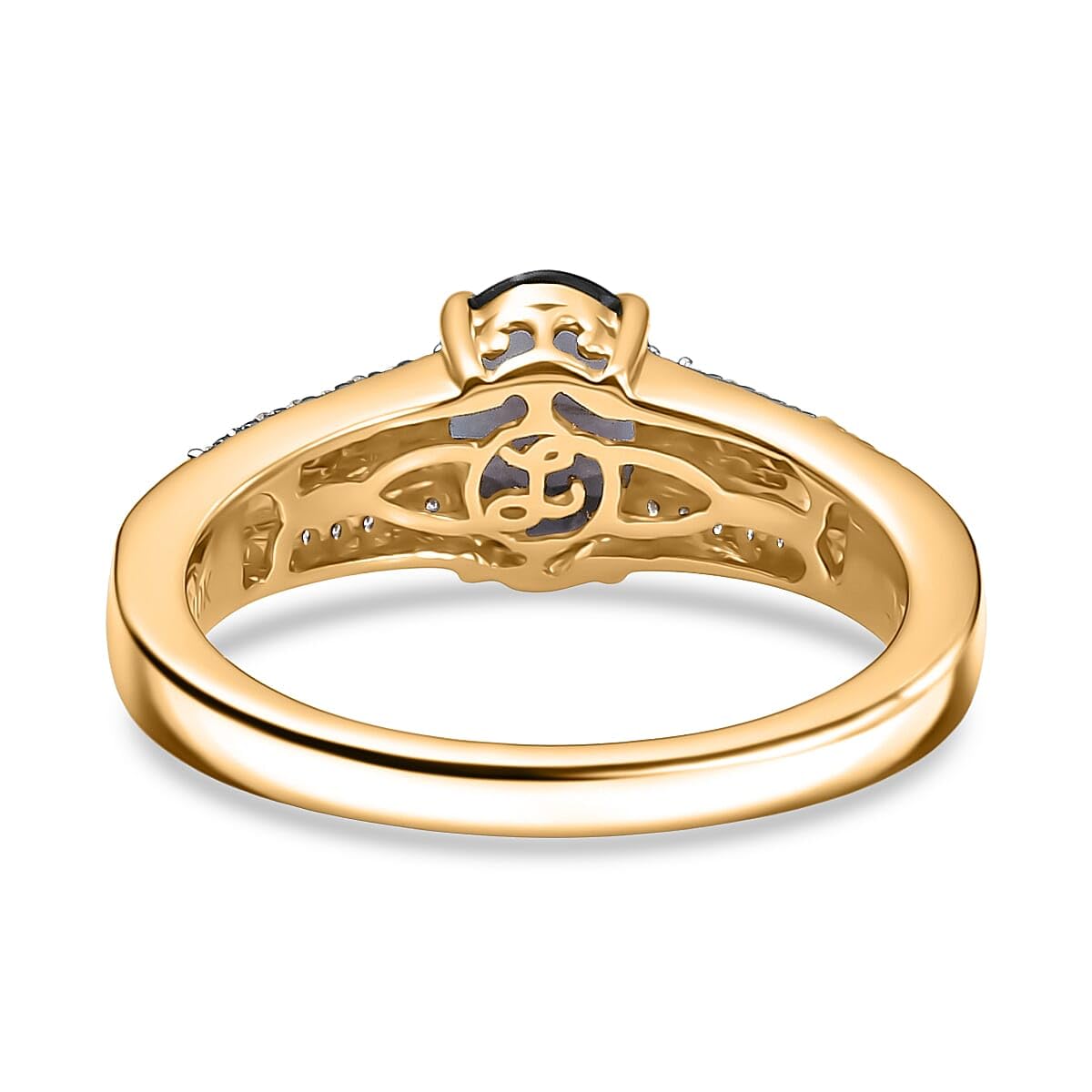 SHOP LC DELIVERING JOY AAA Royal Lavender Spinel Purple Diamond and I2 Diamond 1.60 ctw Imperial Violet Ring in 10K Yellow Gold Size 7 Christmas Gifts - Image 3