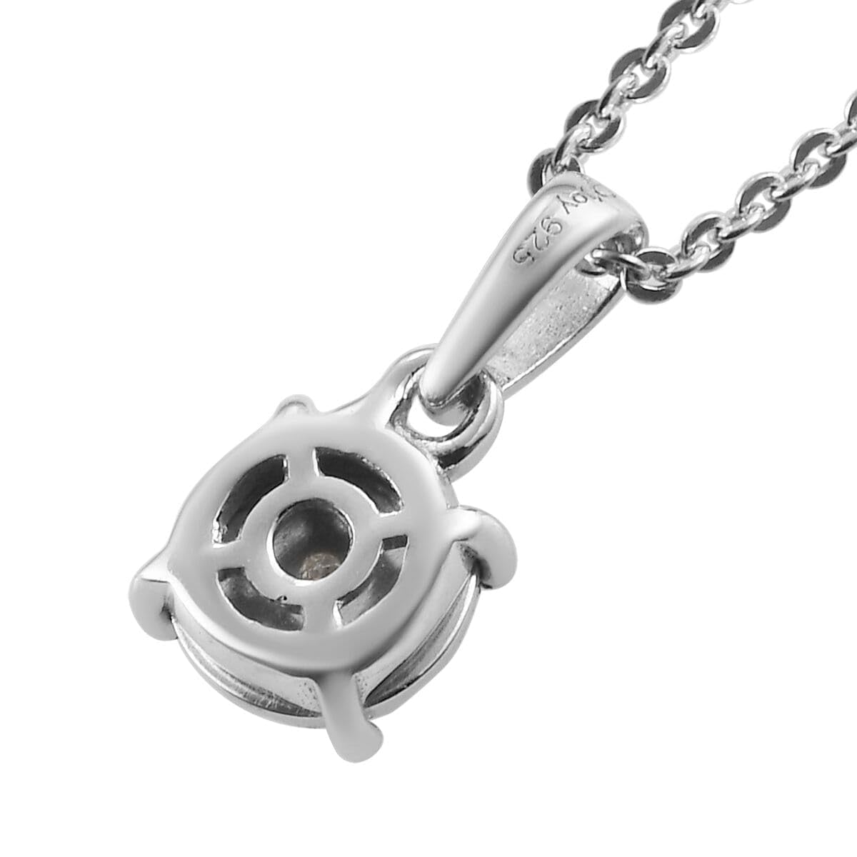 SHOP LC DELIVERING JOY Birthstone Pendant Necklace for Women Jewelry 925 Sterling Silver Platinum Plated Size 20" Birthday Christmas Gifts for Women - Image 6