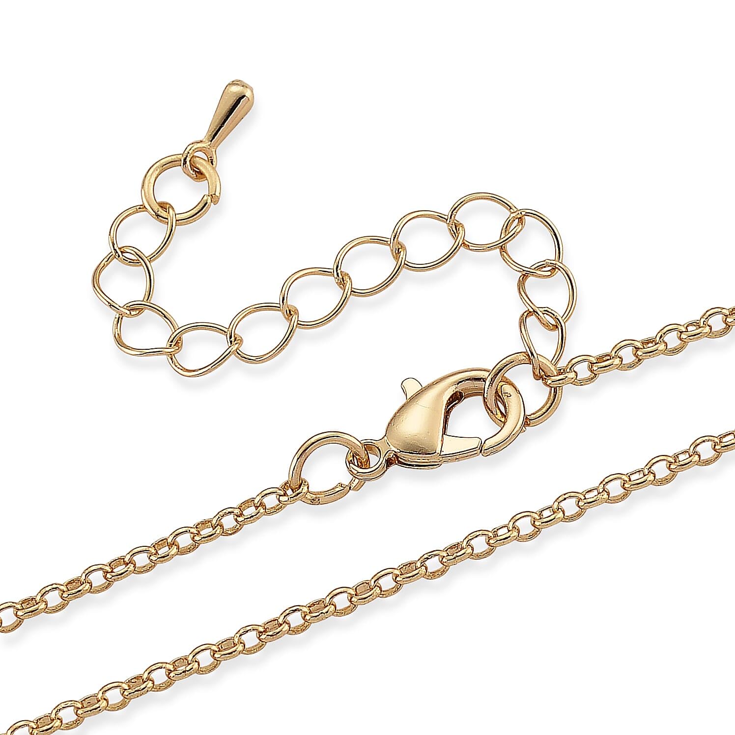 SHOP LC DELIVERING JOY Blue and White Crystal Pendant Necklace in Goldtone 20 Inches - Image 6