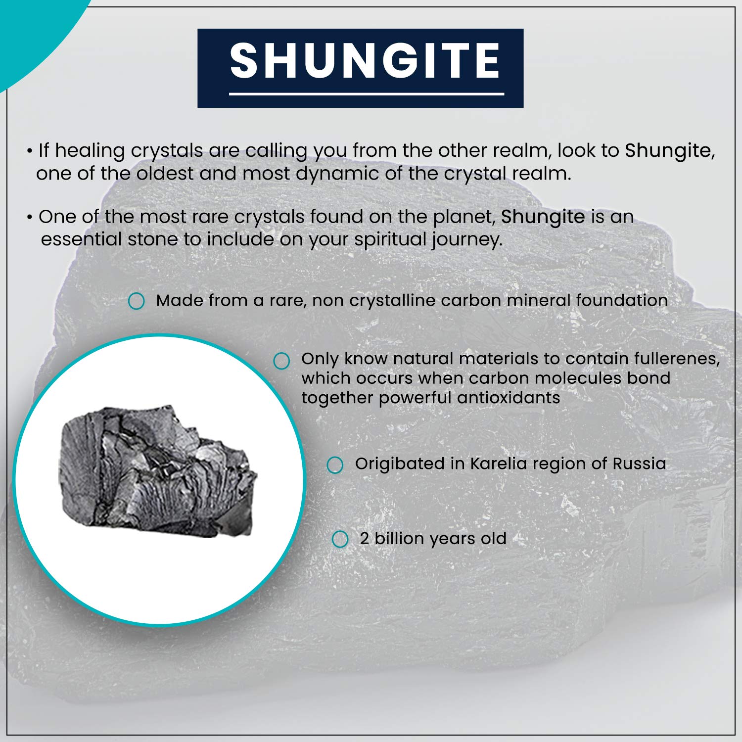 SHOP LC DELIVERING JOY Book for Relaxation Black Karelian Shungite Pain Relief Meditation Anxiety Detoxification Birthday - Image 6