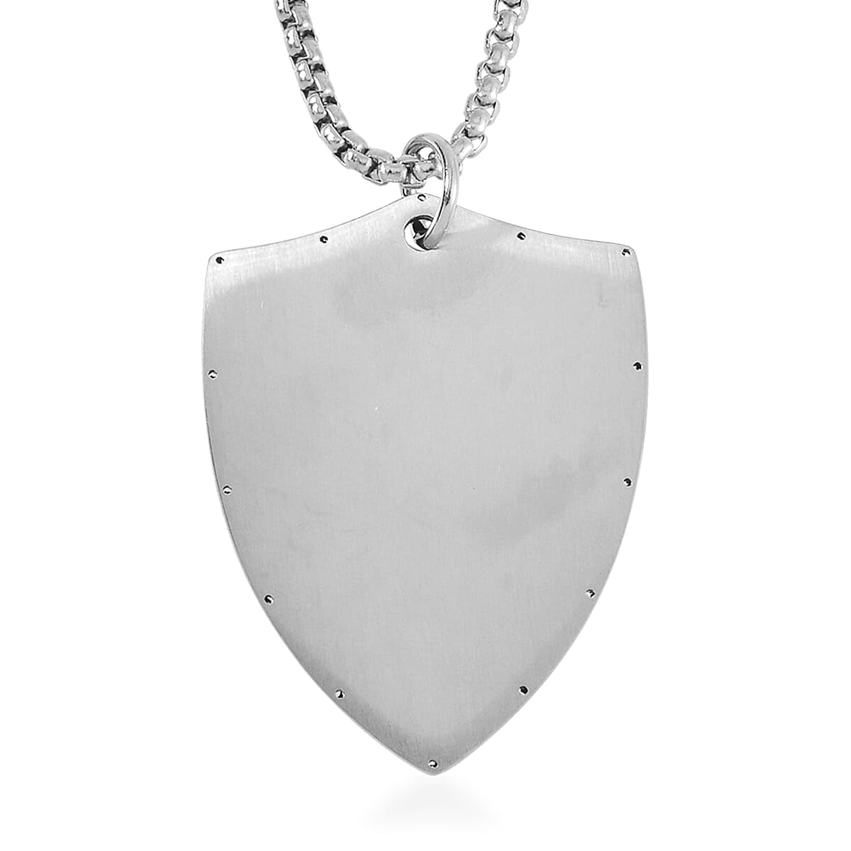 SHOP LC DELIVERING JOY Cross with Bible Mens Pendant Necklace 24 Inches in Stainless Steel Christmas Gifts - Image 4