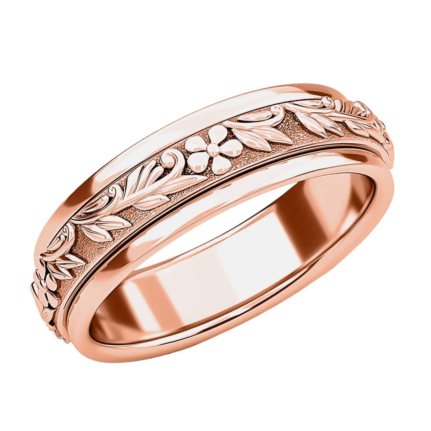 SHOP LC DELIVERING JOY Handmade 925 Sterling Silver Spinner Anxiety Ring for Women Birthday Christmas Gifts for Women