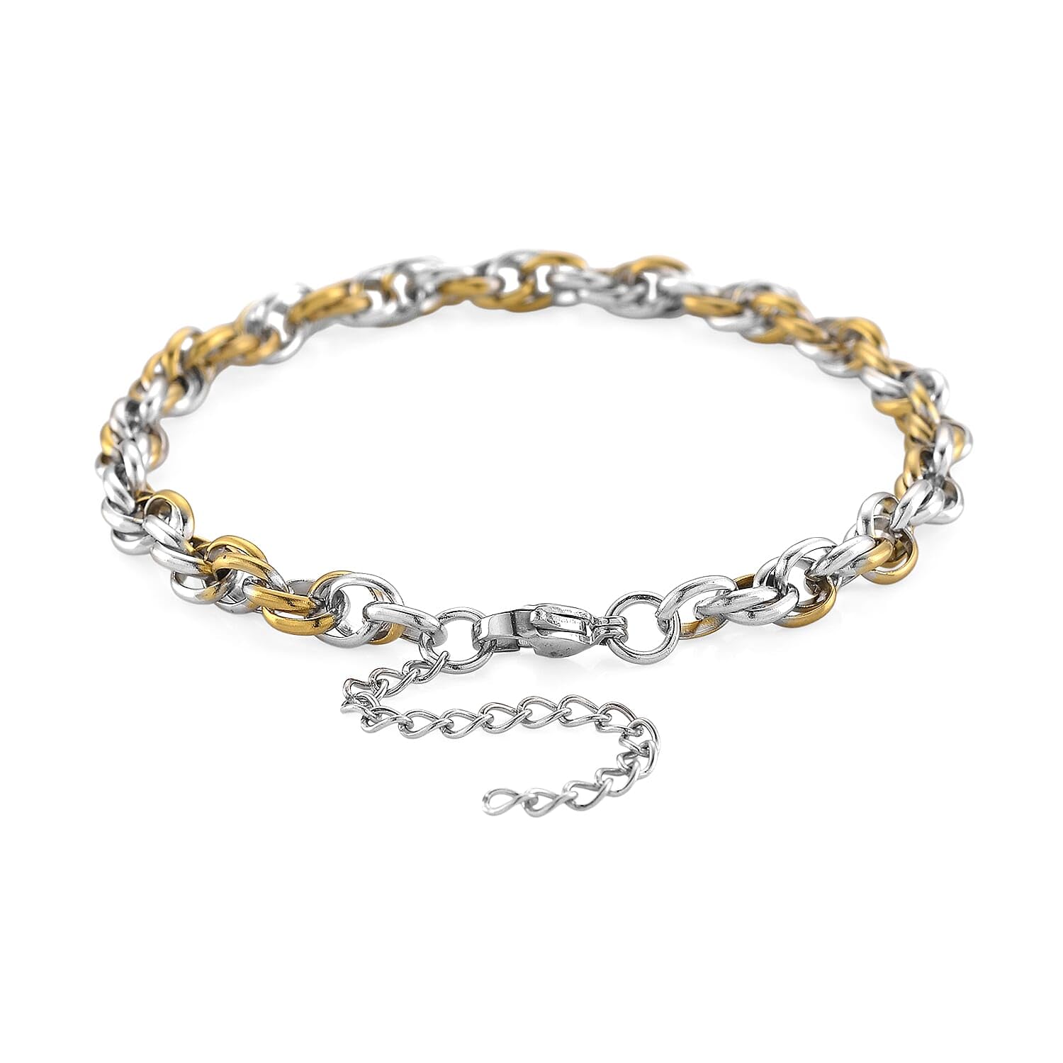 SHOP LC DELIVERING JOY Link Chain Bracelet in ION Plated Yellow Gold and Stainless Steel 8.00 In Christmas Gifts - Image 4