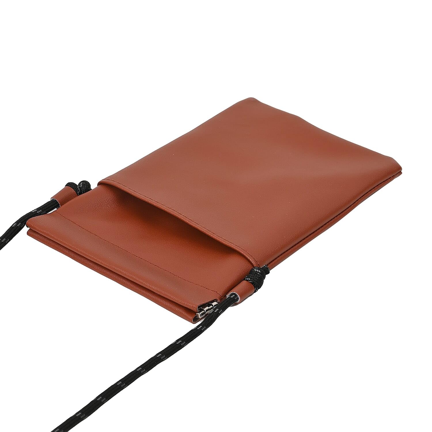SHOP LC DELIVERING JOY Livmore Set of 4 Black, Pink, Blue and Brown Faux Leather Pouch with Cort - Image 8