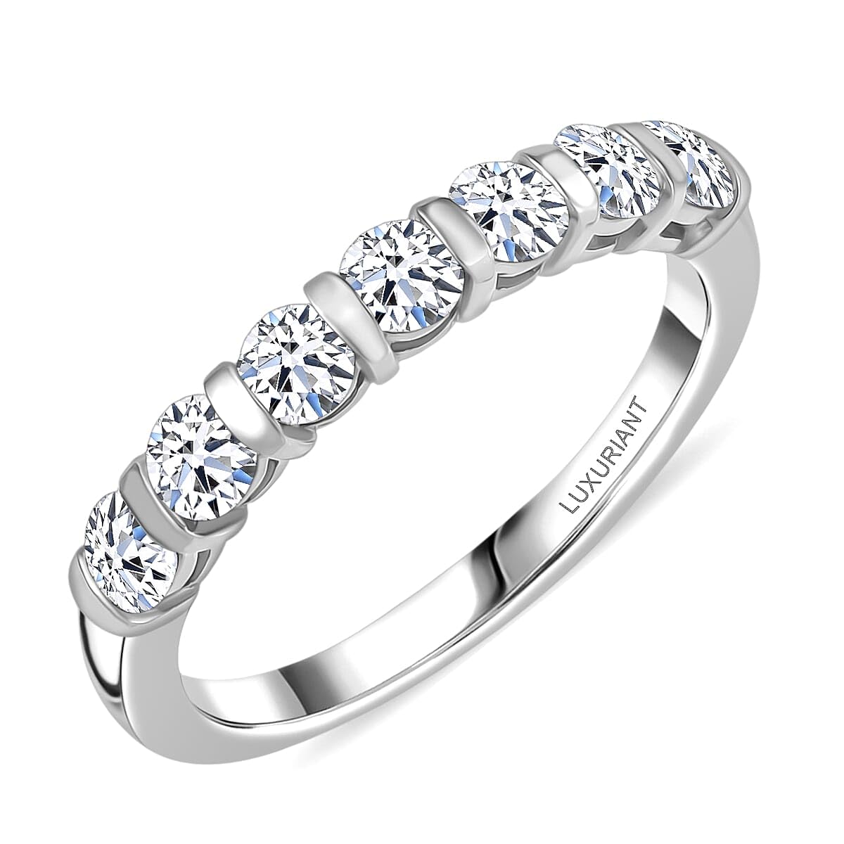 SHOP LC DELIVERING JOY Luxuriant Lab Grown Diamond SII1 2.80 ctw Bubbles Ring Size 6 and Stud Earrings and Bracelet 7.25In in Rhodium Over Sterling Silver Christmas Gifts - Image 2