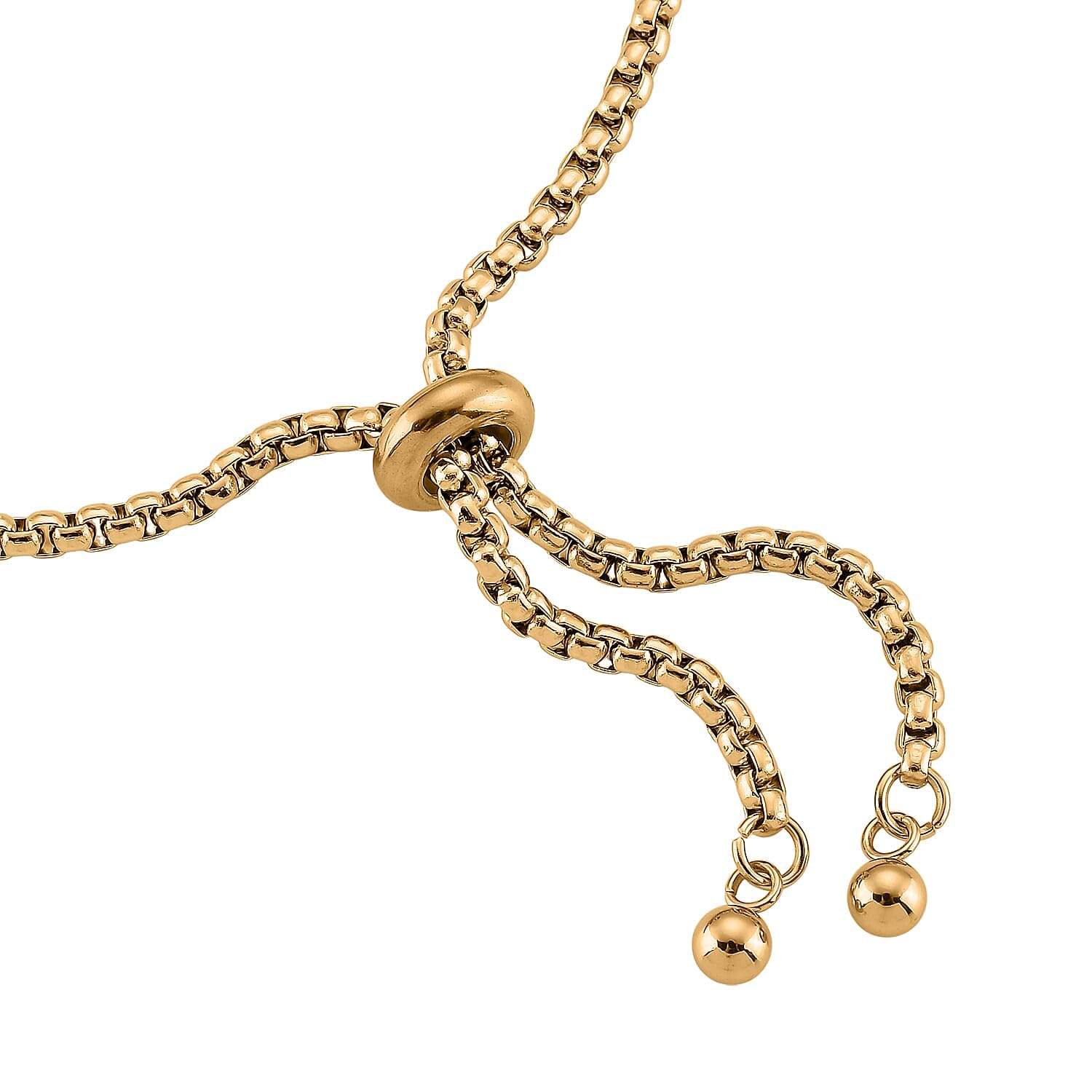 SHOP LC DELIVERING JOY Miraculous Medal Bracelet in ION Plated Yellow Gold Stainless Steel 69In Christmas Gifts - Image 5